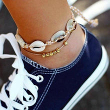 Load image into Gallery viewer, Luxury Bohemian Star Shell Ankle Bracelet Foot Jewelry Brecelet Simple Shell Anklets for Women Summer Style
