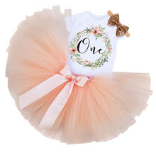 Load image into Gallery viewer, Modern Unicorn Party Girls Tutu Dress Toddler Kids Clothes Baby 1st Birthday Outfits For Girls
