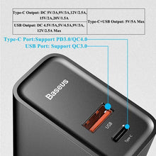 Load image into Gallery viewer, Dual Fast Charger 30W Support Quick Charge 4.0 3.0 Phone Portable USB C PD Charger
