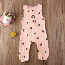 Load image into Gallery viewer, Baby Romper Sleeveless Newborn Baby Girl Boy Clothes Cactus Print Romper Jumpsuit Soft Baby Outfit One Piece Jumpsuit Pajamas
