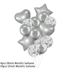 Load image into Gallery viewer, 14Pcs Multi Confetti Balloons For Happy Birthday Party Balloons In Several Luxury Variant Helium Ballons For Celebrations for Boy Girls and  Babies party
