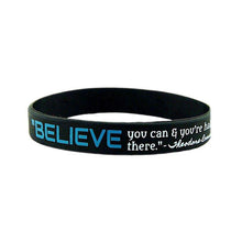 Load image into Gallery viewer, Dream Greatness Believe Motivation Silicone Rubber Bracelets Perfect Gift For Men And Women Cool Style
