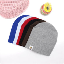Load image into Gallery viewer, Baby Street Dance Hip Hop Hat Cotton Toddler Hat for Boys and  Girls Cap Winter Warm Solid Color Children Hat In Modern Design
