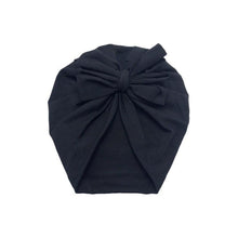 Load image into Gallery viewer, Luxury Modern Baby Headband Hat Bowknot Print Cotton Stretchy Turban Headband Infant Head Wrap Beanie Hat  For Babies and Kids

