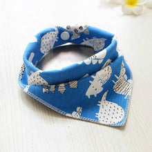 Load image into Gallery viewer, Baby Bibs Waterproof Triangle Cotton Cartoon Child Bibs Dribble Bibs Newborn Slabber Absorbent Cloth For Kids
