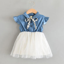 Load image into Gallery viewer, Modern Baby Newborn Toddler Girls Summer Tutu Dress With Printing Princess Dresses Sundress And Hat
