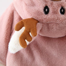 Load image into Gallery viewer, Modern New Christmas Winter LuxuryElegant Cute Elk Cartoon Hooded Soft Coat Cape for Baby Girls
