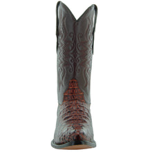 Load image into Gallery viewer, Soto Boots Men's Gator Tail Print Cowboy Boots Cognac (H7006)
