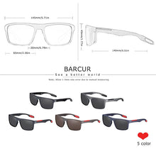 Load image into Gallery viewer, BARCURTR90 Ultralight Polarized Sunglasses for Men Vintage Square Eyewear with UV400 Protection for Summer
