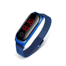 Load image into Gallery viewer, STEVVEX Men's Business Electronic Watch Simple Luxury Steel Belt Folding Buckle Sports Digital Watch For Men and woman

