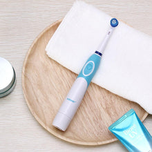 Load image into Gallery viewer, Modern  Rotation Proffesional Electric Toothbrush with 4 &amp; 8 Replacement Heads Deep Clean Battery Operated Tooth Brush Teeth Whitening Teethbrush For Adults
