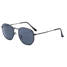 Load image into Gallery viewer, New  Luxury and Elegant Reflective Universla Sunglasses for Men and  Women Stainless Steel Frame Eyewear Mirror Hexagon Glasses With UV400 Protection
