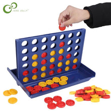 Load image into Gallery viewer, 1 Set Connect 4 In A Line Board Game Foldable Children&#39;s Educational Toys for Kid Sports Entertainment Gifts For Kids Birthday
