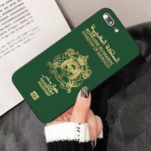Load image into Gallery viewer, Fashion Passport Phone Case For Iphone 13 8 7 6 6s Plus X 5s Se 2020 Xr 11 12 Pro Xs Max Soft Cover Silicone Bumper Case
