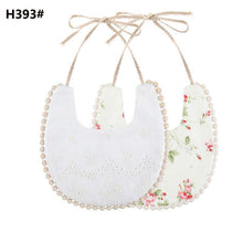 Load image into Gallery viewer, Infant Baby Bib Kid Toddler Dinner Feeding Tassel Double-side Cotton Linen Burp Cloths Saliva Towel For Baby
