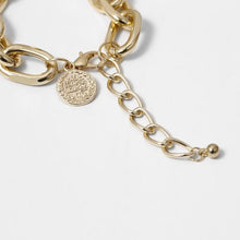 Load image into Gallery viewer, Luxury Modern New Gold Color Metal Chain Link Creative Bamboo Bracelet Bangle 2020 New Fashion Punk Bangle Bracelet Women Set
