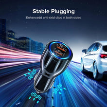 Load image into Gallery viewer, Car LED 18W 3.1A Charger Dual USB Fast Charging QC Phone Charger Adapter Cars Gadgets
