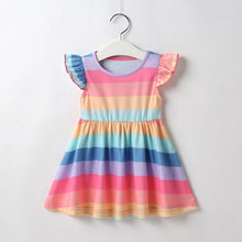 Load image into Gallery viewer, Princess Clothing for Kids Rainbow Baby Dresses Cotton Party Girl Dress For Girls For all Occasions
