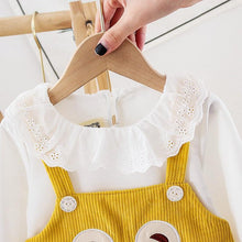 Load image into Gallery viewer, Modern Elegant Vintage Retro Modern Baby Infant Girls Cartoon Bear Dress Shirt  With Bear
