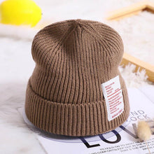Load image into Gallery viewer, Winter Warm Baby Hat Fur Pompom Knitted Baby Hat Cap Infant Toddler Kids Hat Beanie In Modern Designer Style
