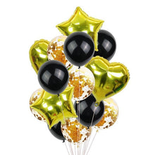 Load image into Gallery viewer, 14Pcs Multi Confetti Balloons For Happy Birthday Party Balloons In Several Luxury Variant Helium Ballons For Celebrations for Boy Girls and  Babies party
