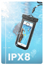 Load image into Gallery viewer, IPX8 Waterproof Phone Case Bag For iPhone 14 13 12 Pro Max Protective Case Universal Swim Waterproof Mobile Phone Case With Improved Locking Design Underwater Waterproof Mobile Phone Case
