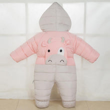 Load image into Gallery viewer, Baby Winter Wear Clothes Snowsuit Cute Calf Infant Snow Jacket Thicken Jumpsuit Children Coat For Babies In Modern Interesting Design
