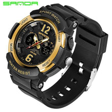 Load image into Gallery viewer, Fashion New Women Sports  Waterproof 50m Watch With Digital LED Ladies Shock Display in  Military Electronic Army Style
