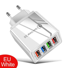 Load image into Gallery viewer, EU/US Plug USB Charger Quick Charge 3.0 For Phone Adapter Tablet Portable Wall Mobile Charger Fast Charging
