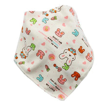 Load image into Gallery viewer, Baby Bibs Triangle Cotton Cartoon Child Bandana Dribble Bibs Newborn Slabber Absorbent Cloth For Baby and Kids
