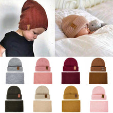 Load image into Gallery viewer, Modern Baby Set Hat Cap and Scrif And Snood  Warm Hat Scarf Caps Scarves Knit Hats For Kids

