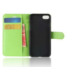 Load image into Gallery viewer, Phone Case For IPHONE 7 8 Plus Wallet Case Flip Leather Back Cover For IPHONE7 IPHONE8 IPHONE 7plus 8plus Simple Case Foldable Case Leather Case Flip Phone Cover Case
