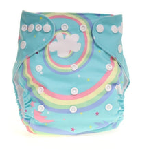 Load image into Gallery viewer, Baby Pocket Cloth Diaper Nappy Reusable Adjustable Washable No Inserts Nappie For Baby In Modern Printed Style
