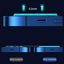 Load image into Gallery viewer, 5PCS Tempered Glass For iphone 13 Pro Max Mini Camera Lens Protectors Film For 12 11 se3 se 2022 2020 6 7 8 plus  Tempered Glass Camera Protector Case Friendly Camera Lens Protector For iPhone
