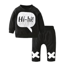 Load image into Gallery viewer, Newborn Baby Boy Clothes Set Long Sleeve Letter Like A Boss T-shirt , Pants Infant Clothing Set For Baby
