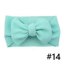 Load image into Gallery viewer, Baby Girls Headband Big Bow Hair Band Kids Adjustable Head Wrap Turban Infant Hair Accessories
