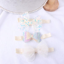 Load image into Gallery viewer, Luxury Modern Baby Headband Crown Flower Bows Hairband Baby Girl Headbands Newborn Hair Accessories Elastic Baby Hair Band
