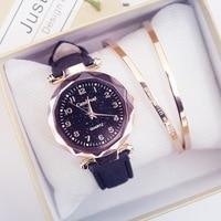 Load image into Gallery viewer, Women Casual Leather Ladies Watch Quartz Wrist Watch Starry Sky Female Clock For Women and Lady and Girls
