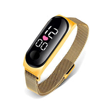 Load image into Gallery viewer, STEVVEX Men's Business Electronic Watch Simple Luxury Steel Belt Folding Buckle Sports Digital Watch For Men and woman

