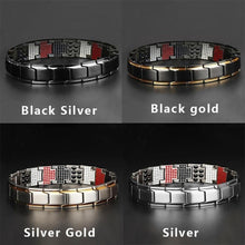 Load image into Gallery viewer, New Modern Fashion For Men Strength Therapy Bracelet Health Energy Bio Magnetic Male Gift Adjustable
