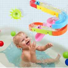 Load image into Gallery viewer, Bath Toys Suction Cup Marble Race Orbits Track Kids Bathroom Bathtub Play Water Toy Shower Games For Kids
