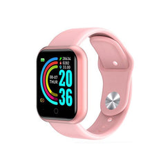 Load image into Gallery viewer, Bluetooth Smart Watches Men Waterproof Sport Fitness Tracker Smart Bracelet Blood Pressure Heart Rate Monitor Y68 Smartwatch For Men's and Boys

