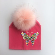 Load image into Gallery viewer, Fashion Baby Cap With Butterfly Toddlers Infant Bonnet Baby Hat For Boys and Girls Travel Hat Cap
