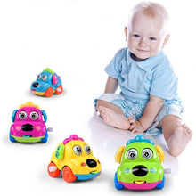 Load image into Gallery viewer, Baby Toys Cartoon Animal Dog Wind Up Toys Running Car Clockwork Educational Toys Infant Baby Mobile Rattle Toy For Kids
