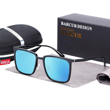 Load image into Gallery viewer, New Elegent Polarized Square Sunglasses Aluminium Magnesium Sunglasses  for Men and Women With UV400 Protection
