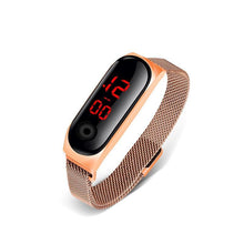 Load image into Gallery viewer, STEVVEX Men's Business Electronic Watch Simple Luxury Steel Belt Folding Buckle Sports Digital Watch For Men and woman

