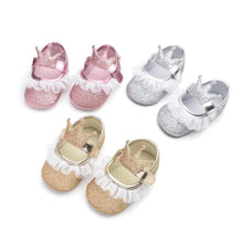 Load image into Gallery viewer, Newborn Infant Baby Girls Shoes Toddler Kids Princess Crown Glitter Design Shoes Soft Sole Anti-slip
