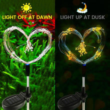 Load image into Gallery viewer, Modern Garden Luxury LED Solar Waterproof Lamp In Shape Of Tree Fireworks With Copper Wires
