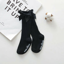 Load image into Gallery viewer, Luxury Modern One Pairs New Kids Socks Toddlers Girls 3D Bow knot Knee Lengths Soft Cotton Baby Socks For Kids
