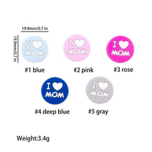 Load image into Gallery viewer, 5PCS/SET  Silicone Animal Beads BPA Free Baby Teething Beads Toy For Pacifier Clips New Born Silicone Rodent Tiny Rod Baby Teether For Baby Kids
